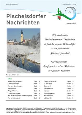 Pischelsdorfer Nachrichten 3/2023